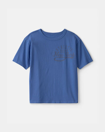 Gar&ccedil;ons - T-shirt imprim&eacute; New York - Bleu, 
