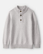Boys Pullover Sweater - Grey, image 1 of 3 slides