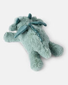 Jouet en peluche en forme de dragon - Vert, image 2 sur 2 diapositives