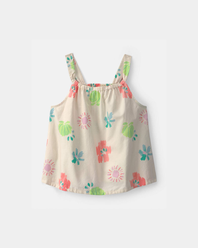 Filles - D&eacute;bardeur &agrave; motif floral, image 1 sur 2 diapositives
