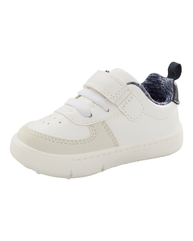 Every Step® First Walker Casual Sneakers - White, image 6 of 7 slides