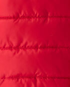 Toddler Boy Midweight Packable Puffer - Red, image 4 of 4 slides