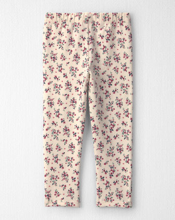 Toddler Girl 2-Pack Recycled Fleece Bottoms Made with Organic Cotton, 