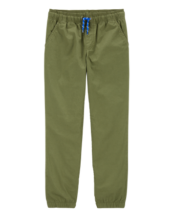 Kid Pull-On Poplin Pants, 