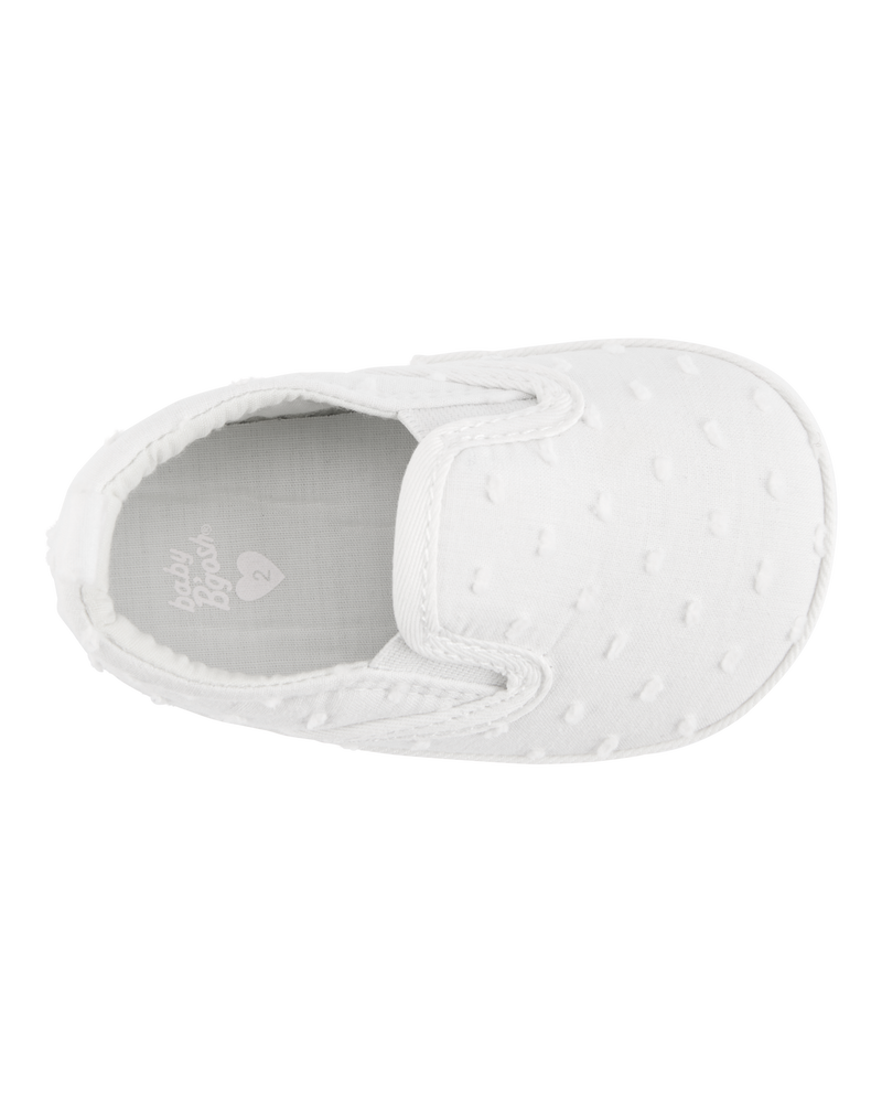 Bébé Espadrilles à enfiler - Blanc , image 4 sur 6 diapositives