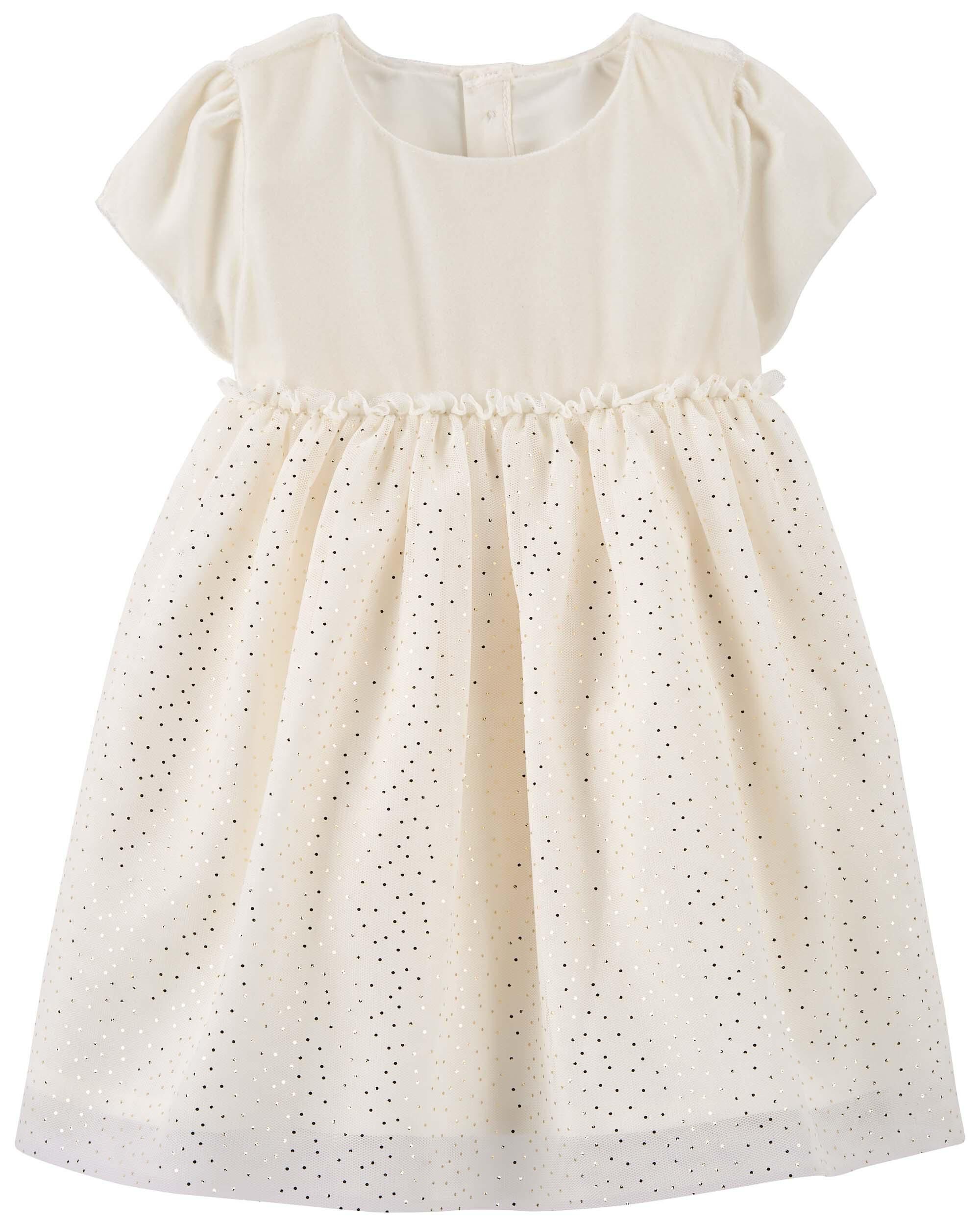 Glitter Velour Dress