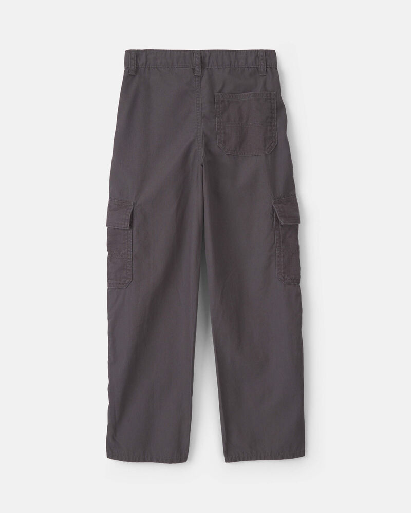 Boys Baggy Cargo Pants - Black, image 2 of 5 slides