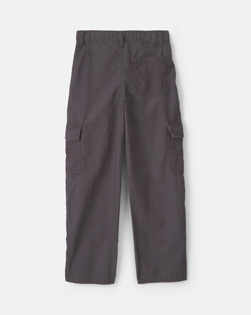 Boys Baggy Cargo Pants - Black, 