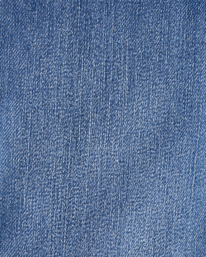 Enfant en bas âge Jeans de coupe fuseau à délavage bleu, image 3 sur 5 diapositives