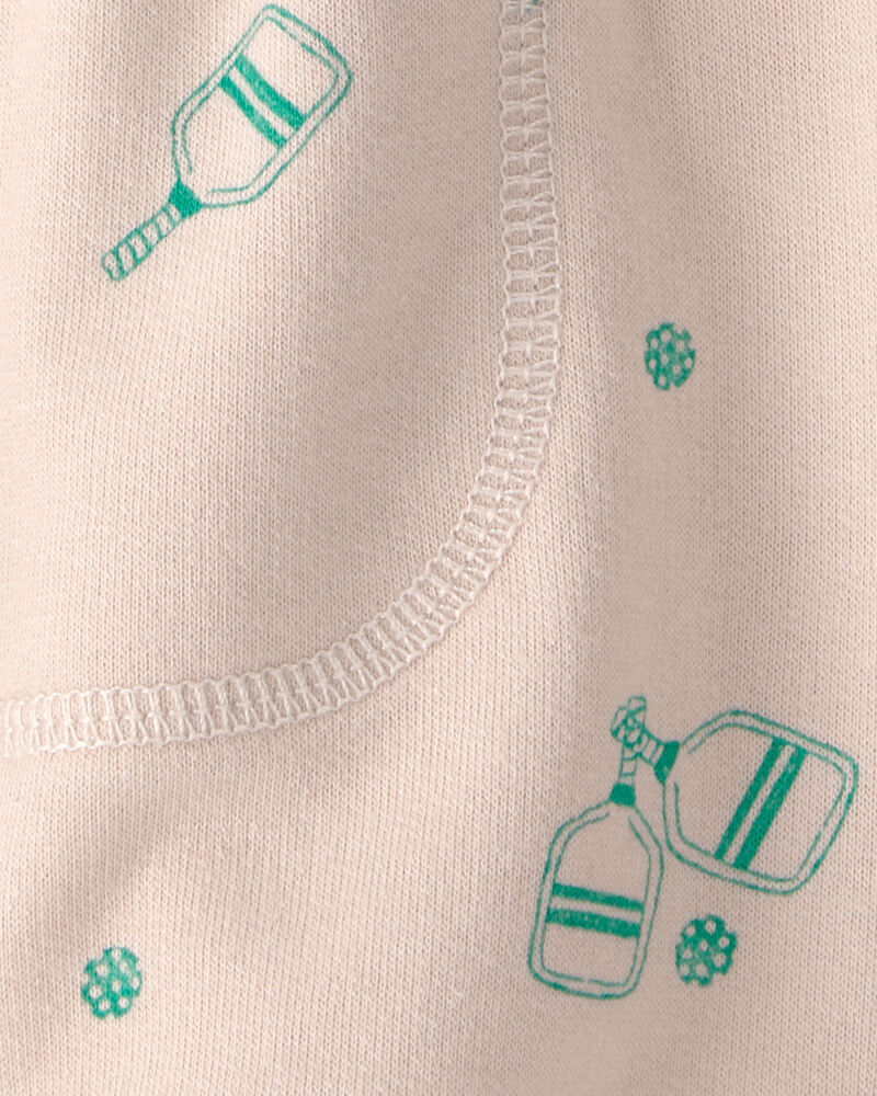 Baby Boy Pickleball French Terry Shorts - Brown, image 3 of 4 slides