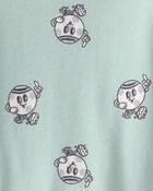 Tout-petit - Pyjama 2 pi&egrave;ces ajust&eacute; &agrave; manches courtes en 100 % coton, soccer - Vert, image 2 sur 2 diapositives