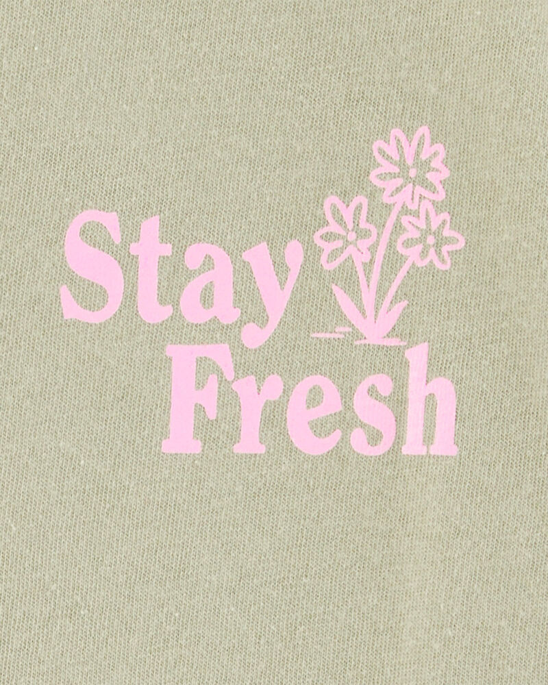 Kid Stay Fresh Graphic Short-Sleeve Tee - Green, image 3 of 5 slides