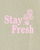 Kid Stay Fresh Graphic Short-Sleeve Tee - Green, image 3 of 5 slides