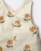 Toute-petit fille - Chasuble Otter Pocket &agrave; imprim&eacute; floral - Cr&egrave;me, image 6 sur 6 diapositives