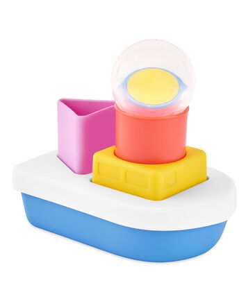 Jouet de bain pour b&eacute;b&eacute; STEM Learning & Play Bateau et chargement, 