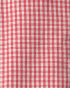 Baby Boy 2-Piece Gingham Set Made with Organic Cotton, image 5 of 8 slides