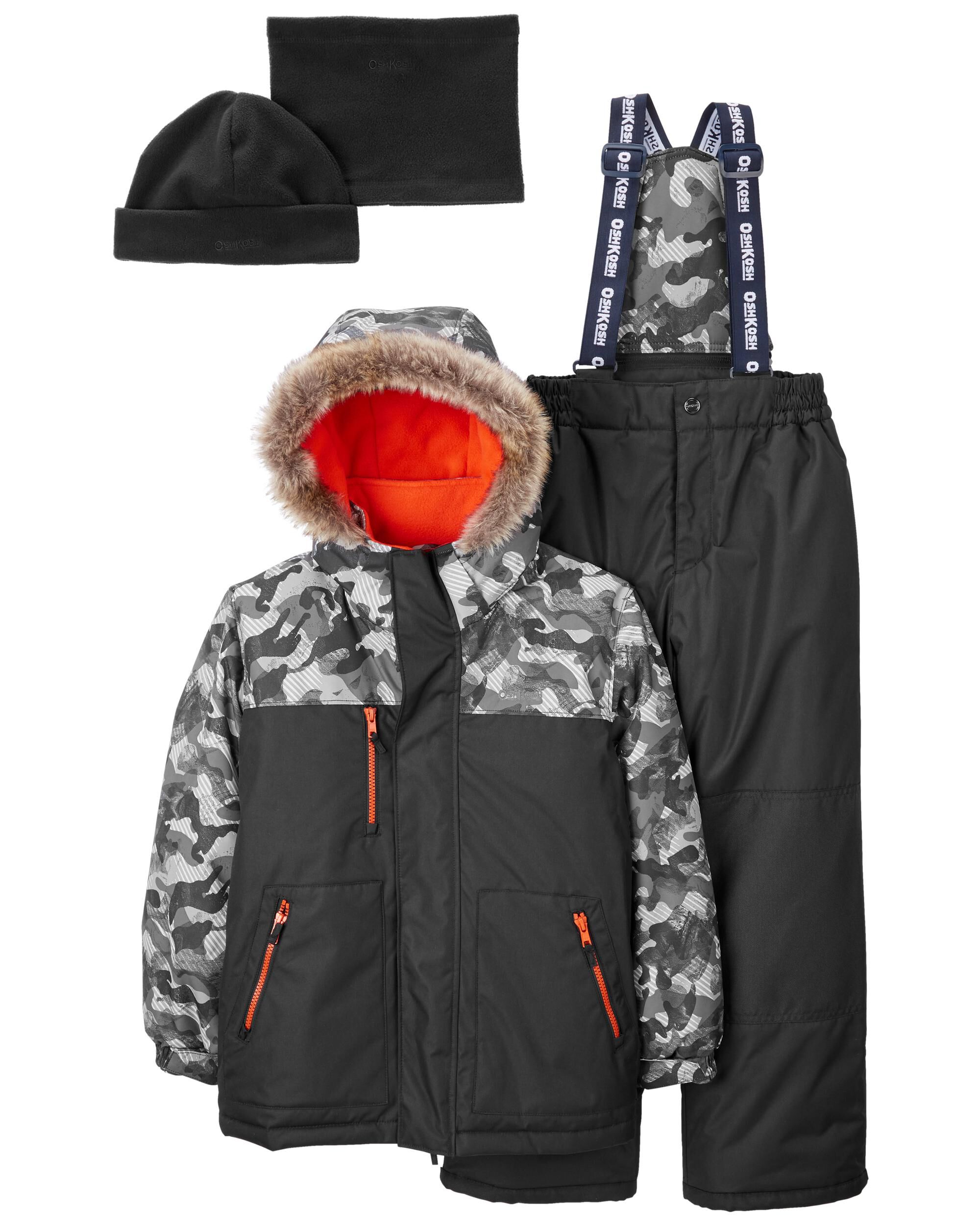 Mutli 2 Piece Snowsuit With Bonus Hat And Neck Warmer Carter s