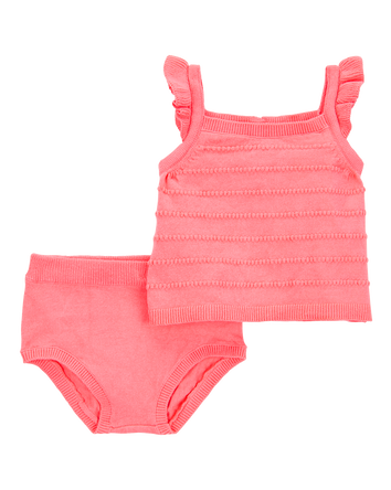 Bébé Ensemble 2 pièces débardeur en tricot et couvre-couche , 