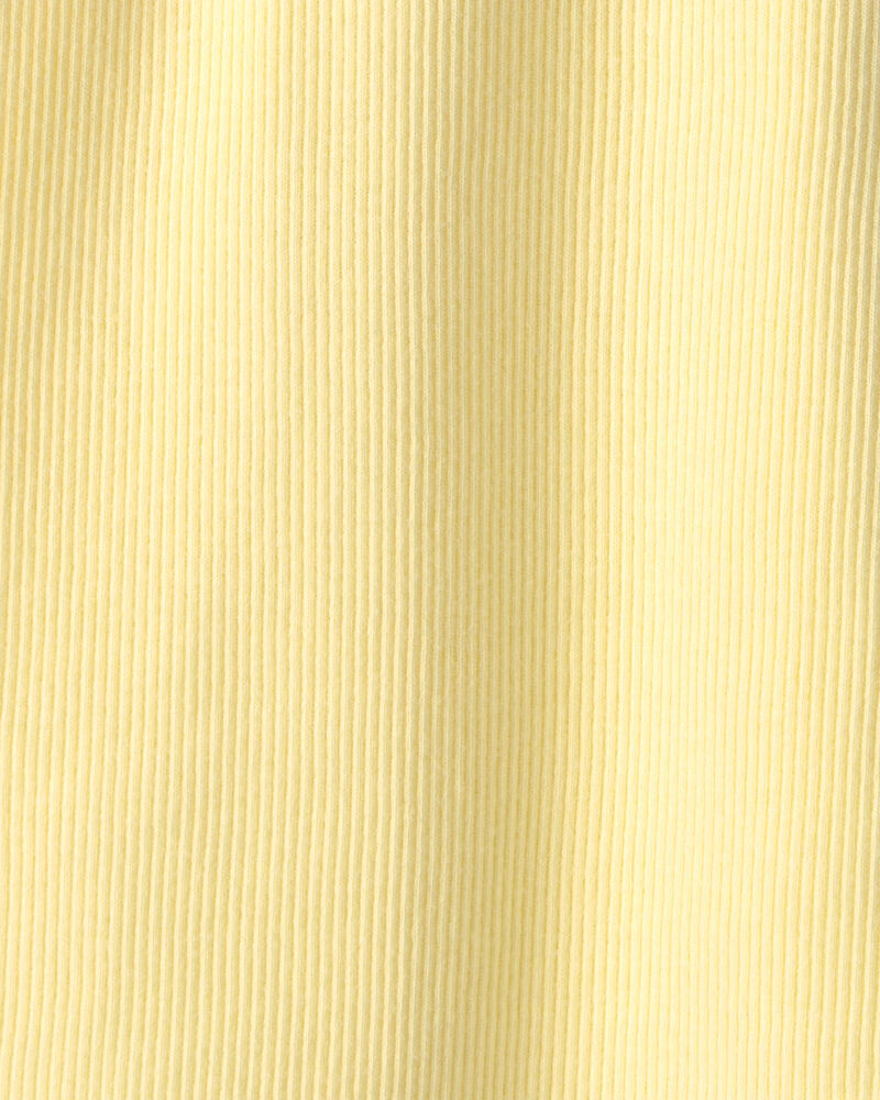 Girls Eyelet Top - Yellow, image 2 of 3 slides