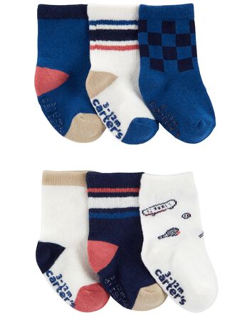 6-Pack Sports Socks, 