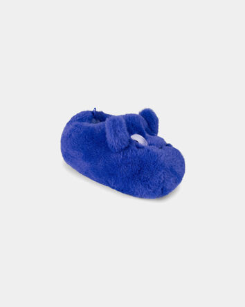 Gar&ccedil;ons - Pantoufles douillettes &agrave; th&egrave;me monstre - Bleu, 