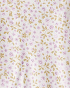 Toddler Girl Organic Cotton  Pyjamas in Enchanted Floral Print, image 3 of 4 slides