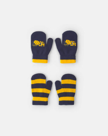 Gar&ccedil;ons - Emballage 2 paires de mini mitaines Kombi - B&eacute;tonni&egrave;re, 
