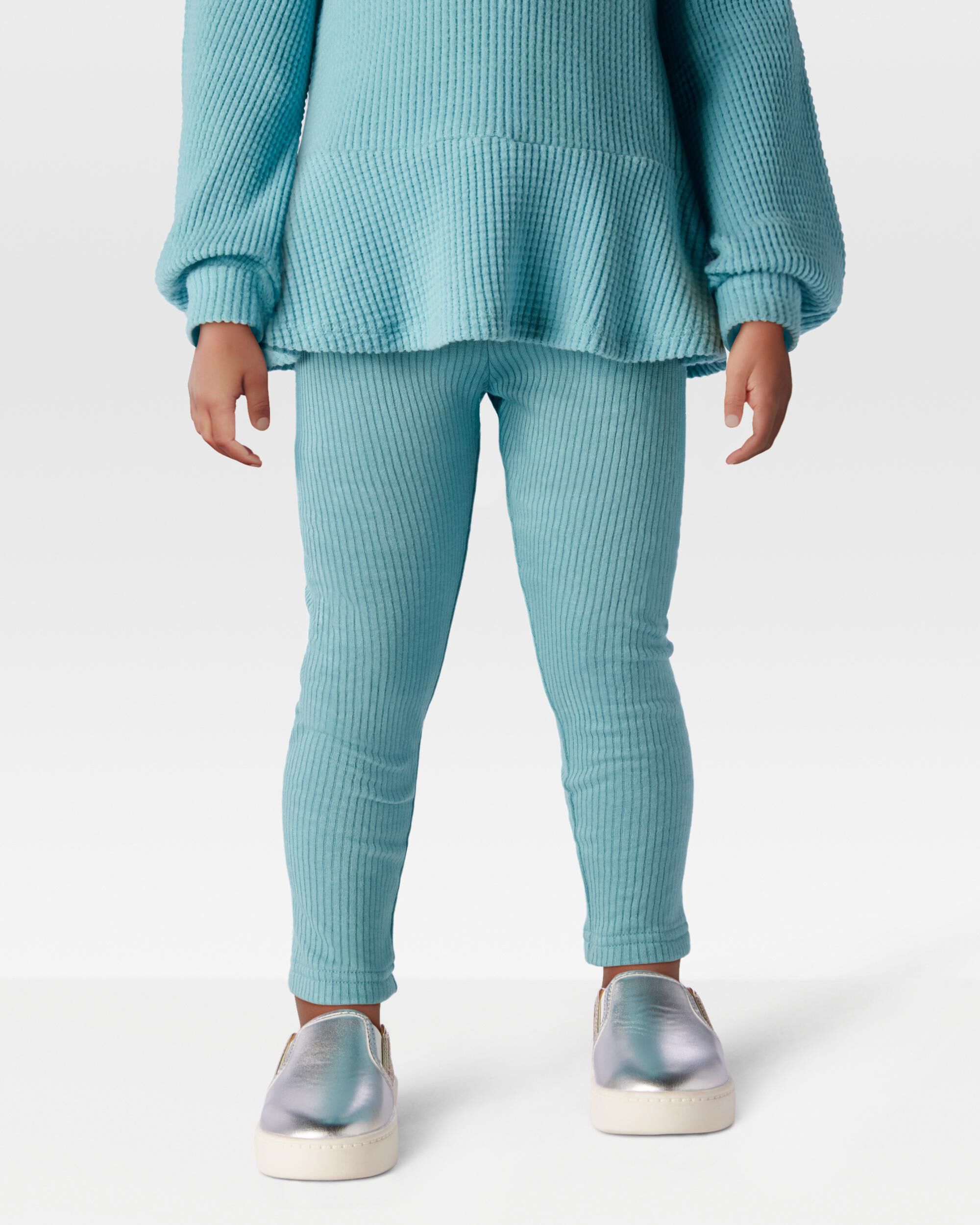 Teal Toddler Cozy Ribbed Leggings Carter s Oshkosh Canada