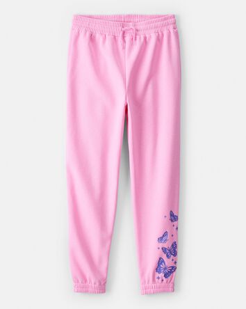 Girls Wicked Glinda Butterfly Joggers - Pink, 