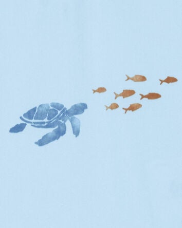 Baby Turtle Rashguard - Blue, 
