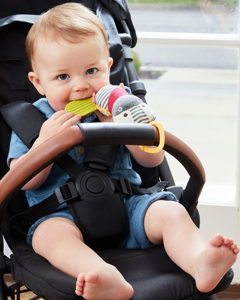 Zebra Bandana Buddies Chime & Teethe Toy, image 3 of 7 slides