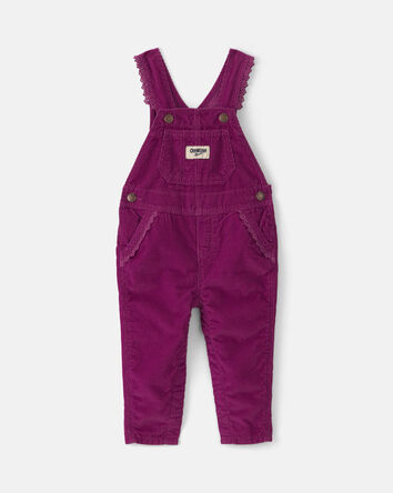 B&eacute;b&eacute; fille - Salopette en velours c&ocirc;tel&eacute; &ndash; Mauve, 