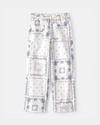 Filles - Pantalon &agrave; cordon de serrage, bandana - Ivoire, image 1 sur 3 diapositives