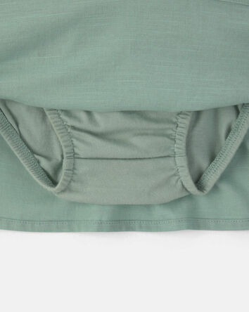 B&eacute;b&eacute; fille - Jupe-short avec poches - Vert, 