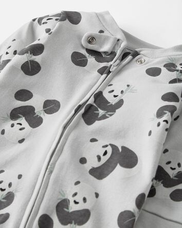 Baby Organic Cotton 2-Way Zip Sleeper Pyjamas, 