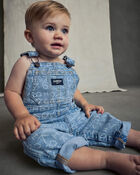 Baby Alphabet Overalls - Light Wash, image 5 of 8 slides