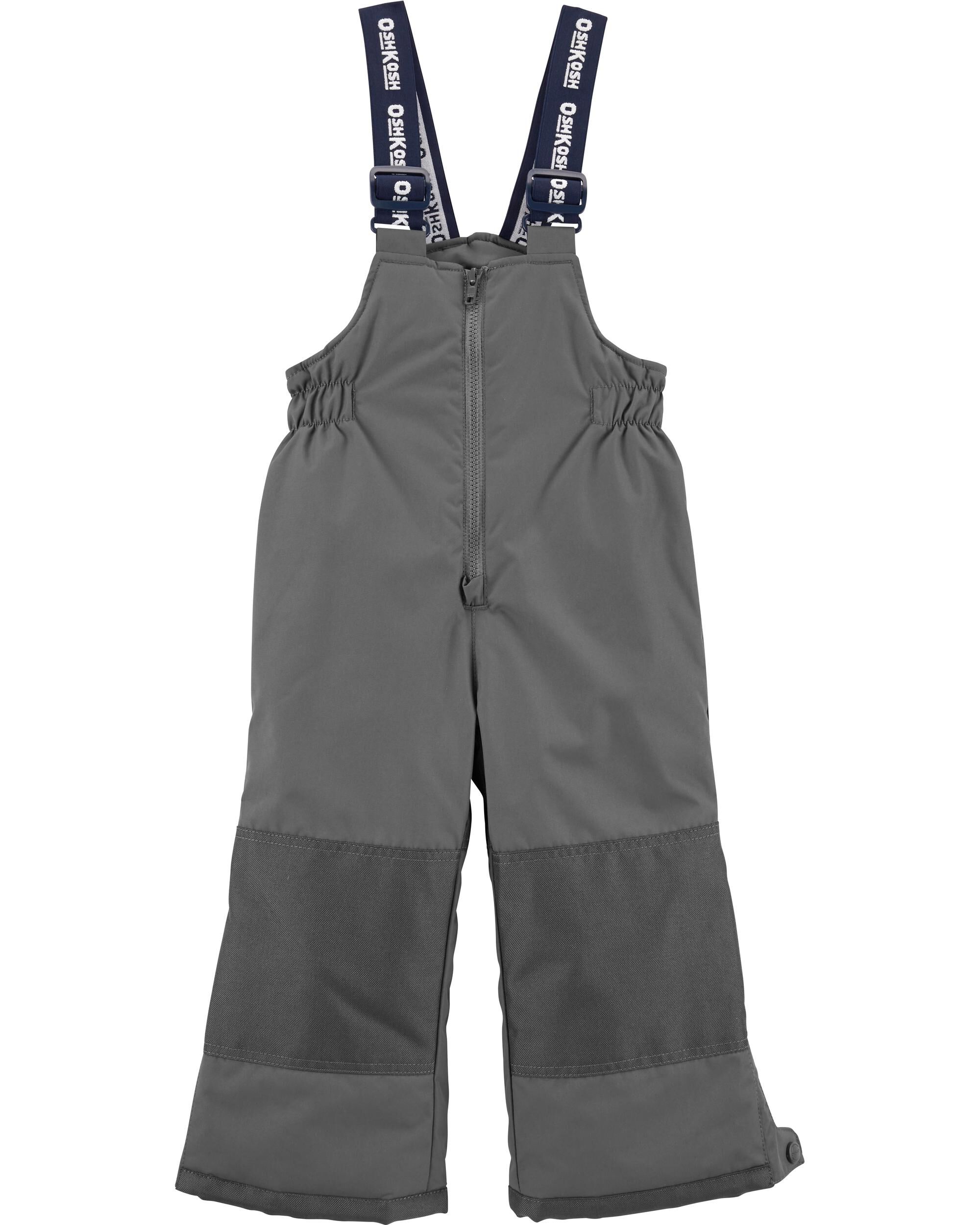 baby snow bib overalls