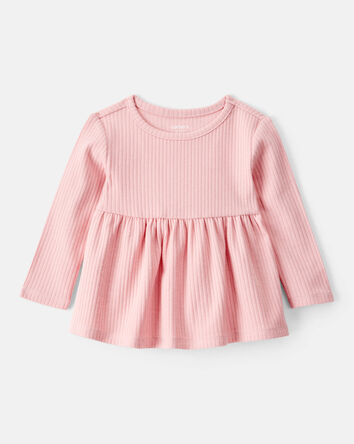 Bébé fille - Haut à basque à manches longues Love – Rose, 