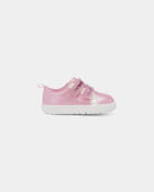 Baby Girl Every Step&reg; First Walker Shimmer Sneakers - Pink, image 2 of 6 slides