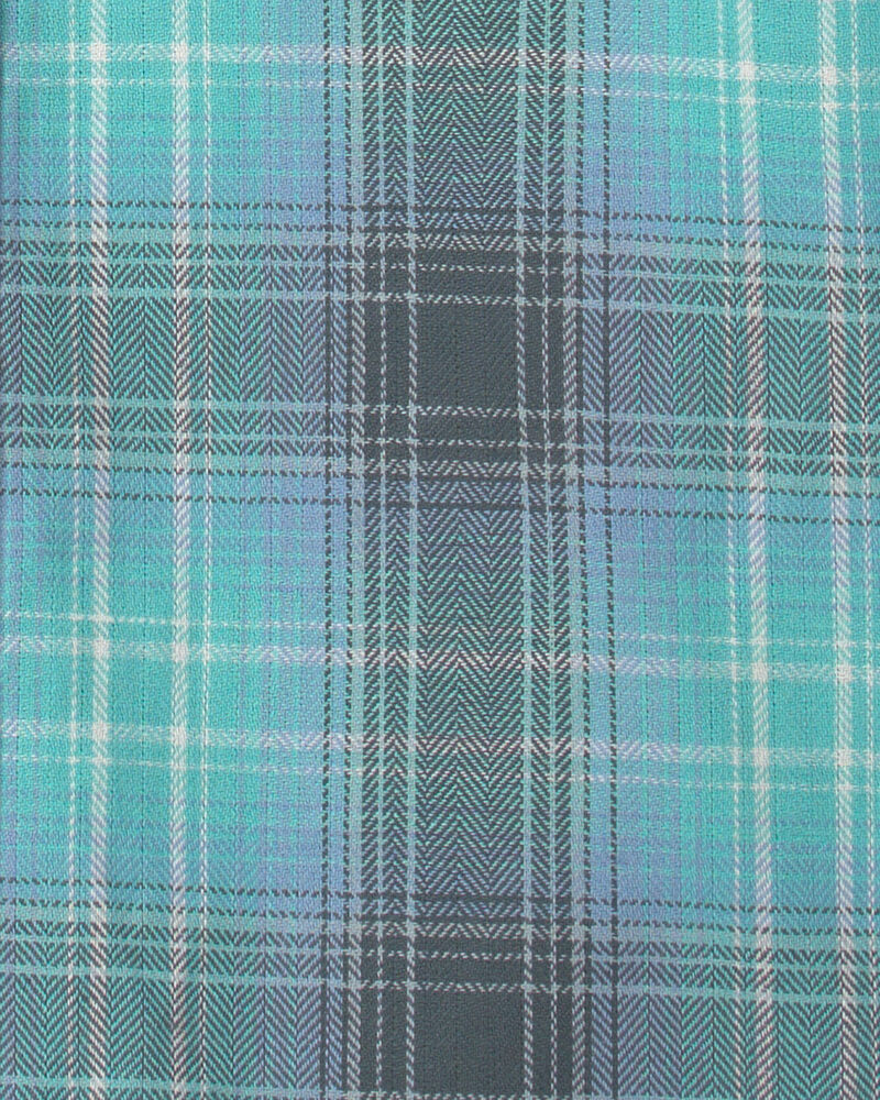 Boys Plaid Long-Sleeve Hooded Button-Down Shirt, image 2 of 3 slides