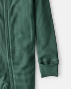 Bébé - Pyjama à manches longues uni PurelySoft - Vert, image 3 sur 6 diapositives