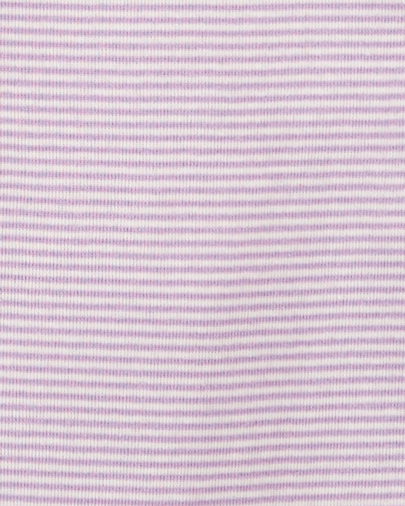 Bébé fille - Emballage multiple de 5 cache-couches à manches courtes à motifs de fleurs, image 5 sur 8 diapositives
