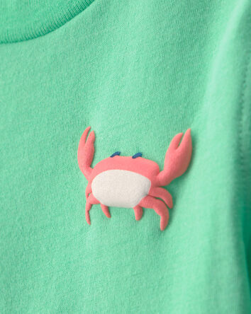 Tout-petit gar&ccedil;on - T-shirt &agrave; imprim&eacute; crabe - Vert, 