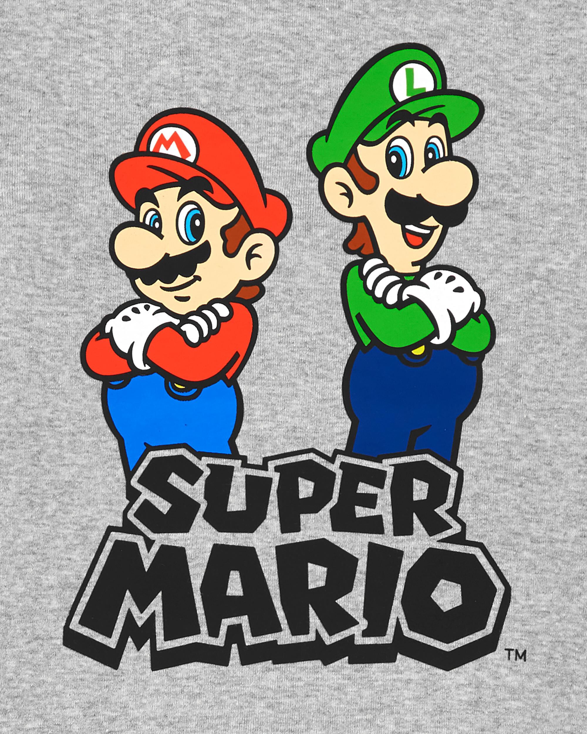Red Kid 2 Piece Super Mario 100 Snug Fit Cotton Pyjamas Carter s Oshkosh Canada