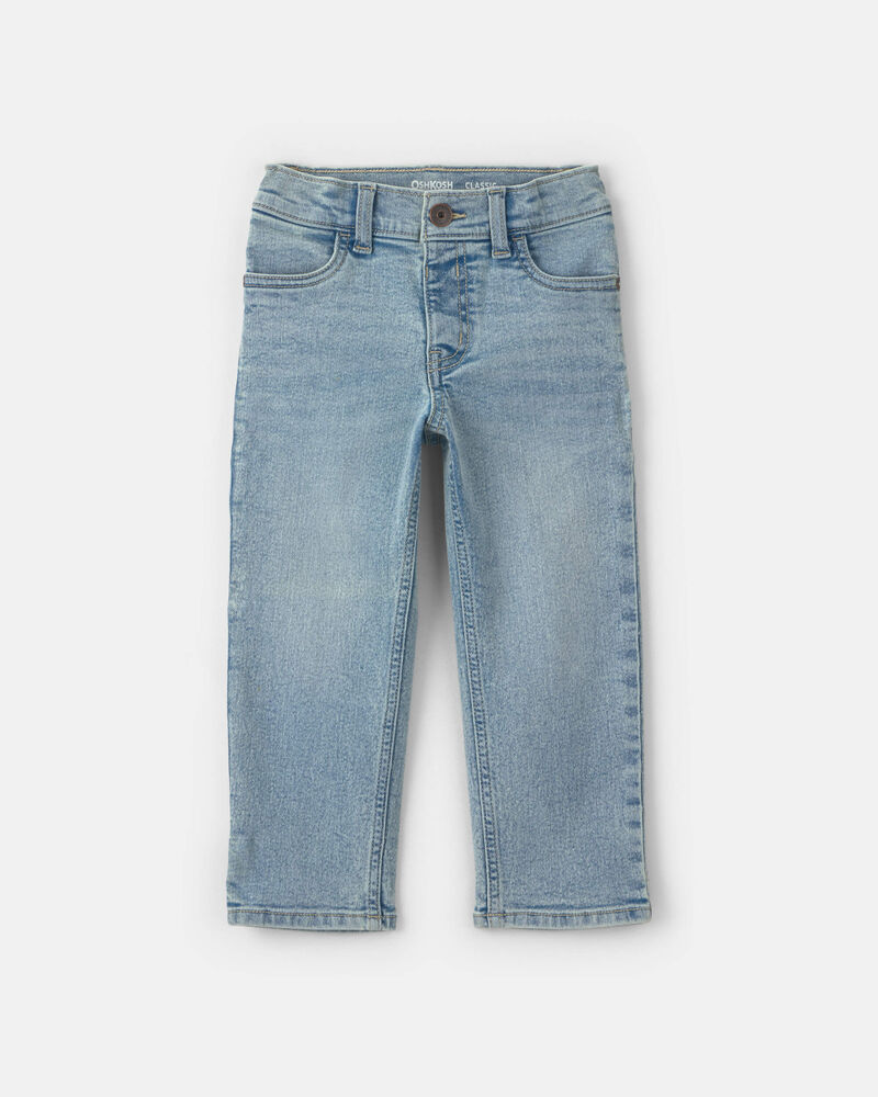 Toddler Boy Denim Classic Jeans - Light Wash, image 1 of 4 slides