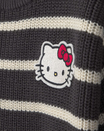 Filles - Chandail &agrave; rayures &agrave; motif Hello Kitty&reg; &ndash; Gris, 