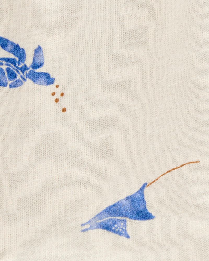 Toddler Sea Print Pull-On Shorts, image 3 of 4 slides