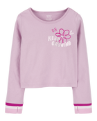 Kid Keep Growing Floral Long-Sleeve Tee, image 1 of 5 slides