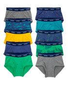 Kid 10-Pack Cotton Briefs, image 1 of 2 slides