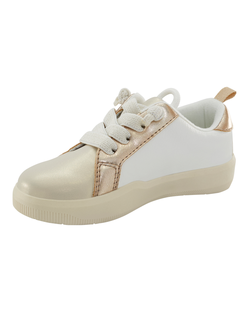 Tout-petit Espadrilles à étoiles à effet métallique - Doré, image 7 sur 7 diapositives